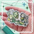 Fabric Crafter/Seamstress Dragon ~ Sticker