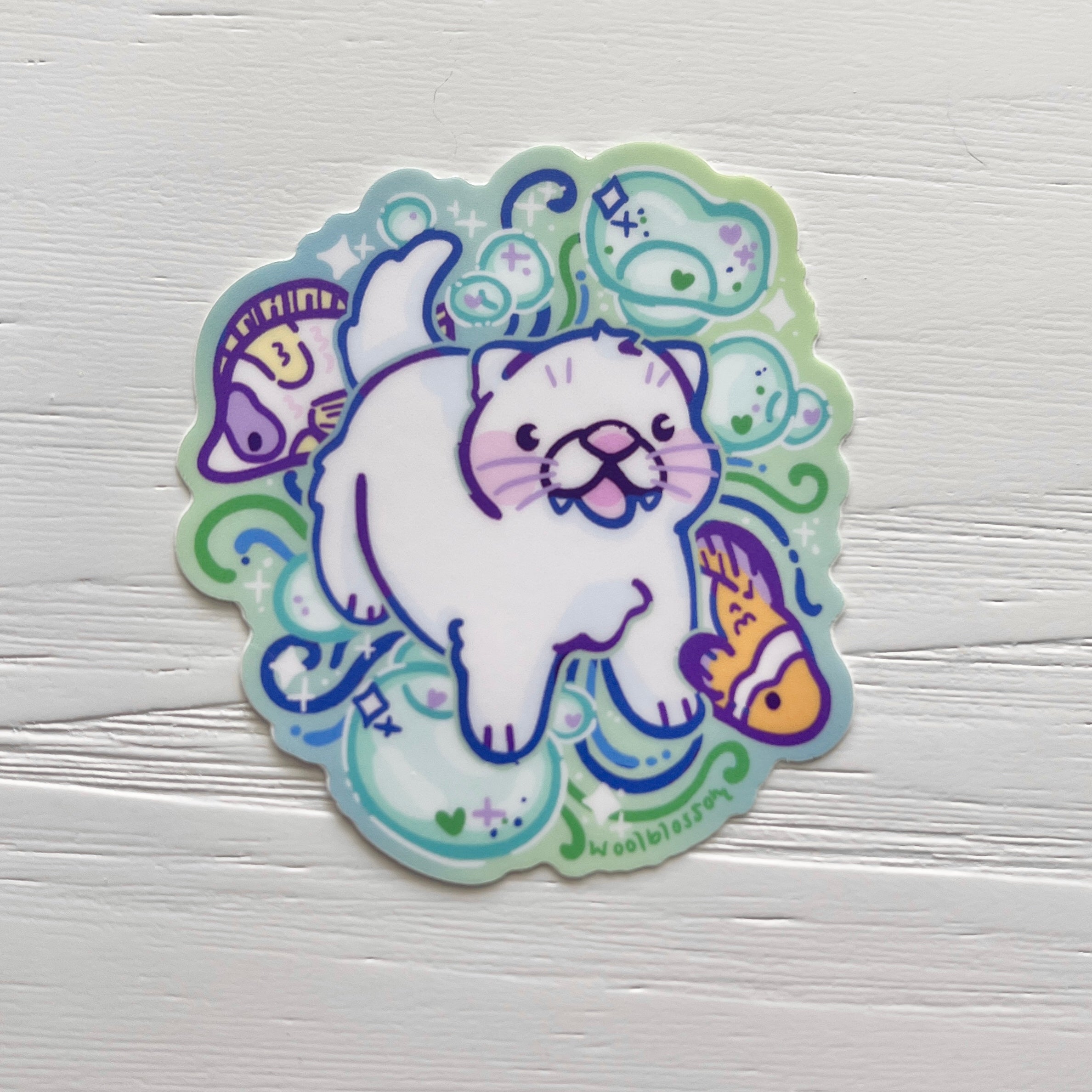 Frutiger Aero Otter ~ Sticker
