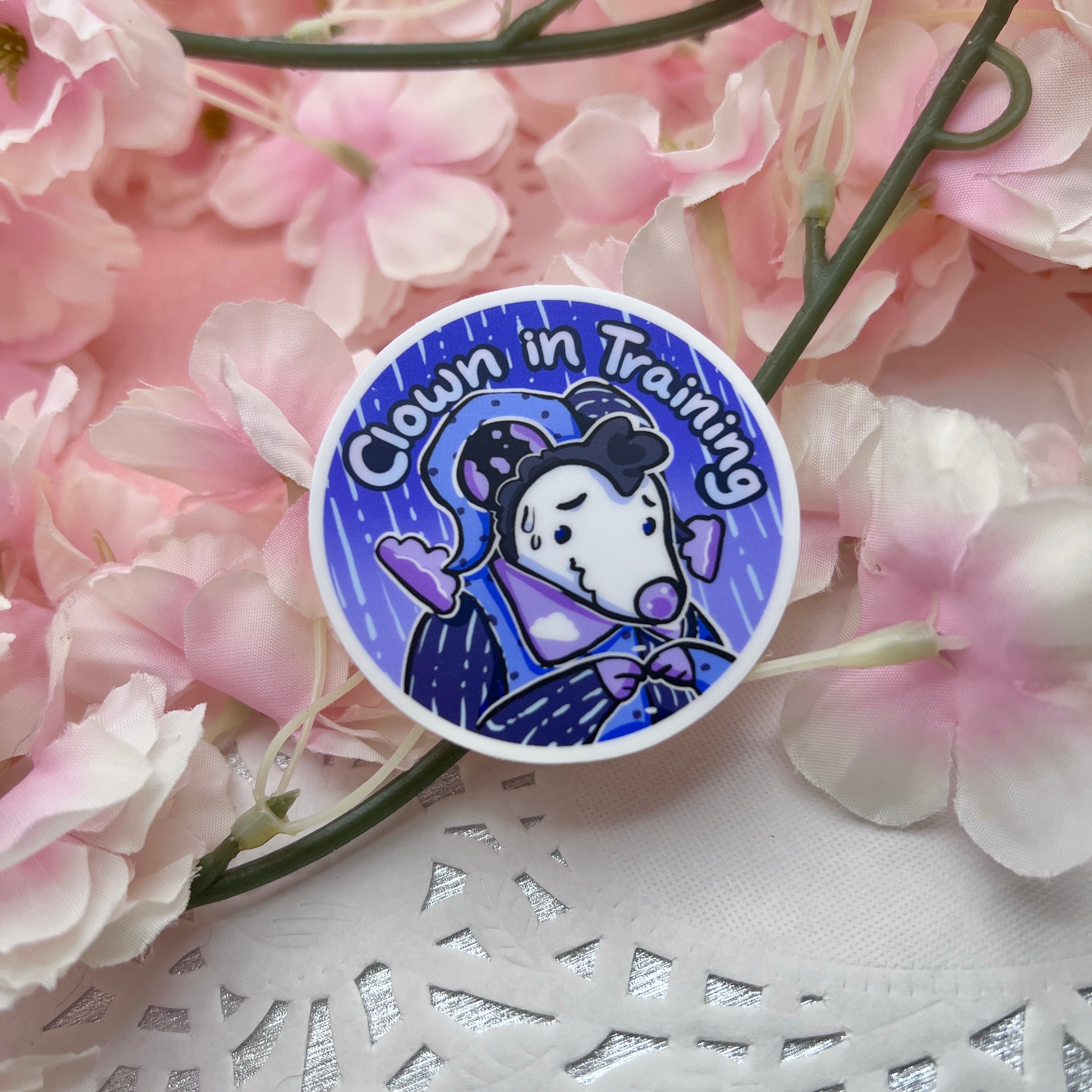 Clown in Training ~ Sticker
