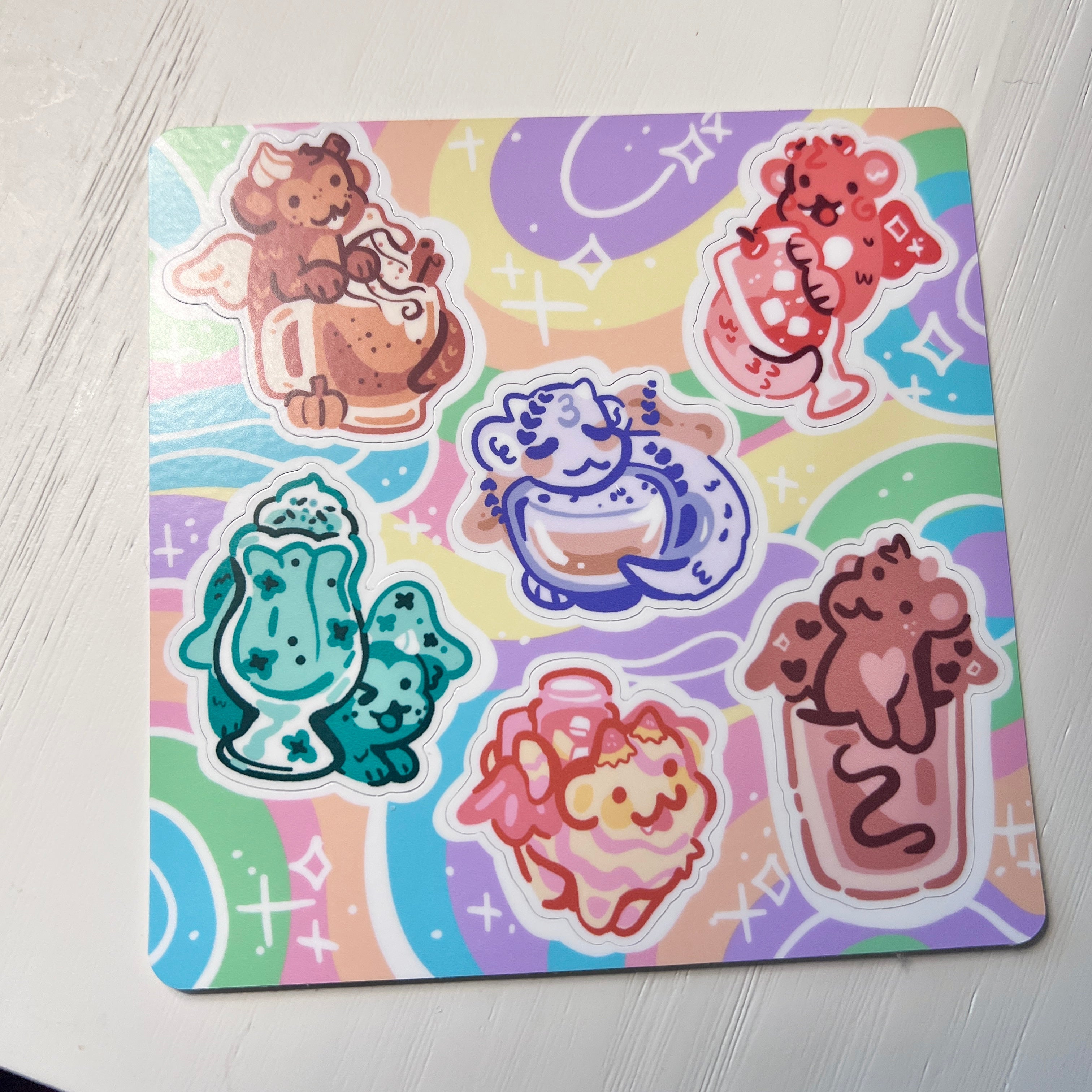 Drink Dragons ~ Sticker Sheet