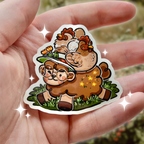 Chicken Stack Sage Sheep ~ Sticker
