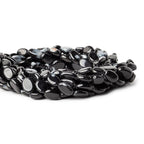 10mm Snowflake Obsidian Plain Oval Beads, 14 inch