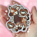 Latte Coffee Okapi ~ Sticker
