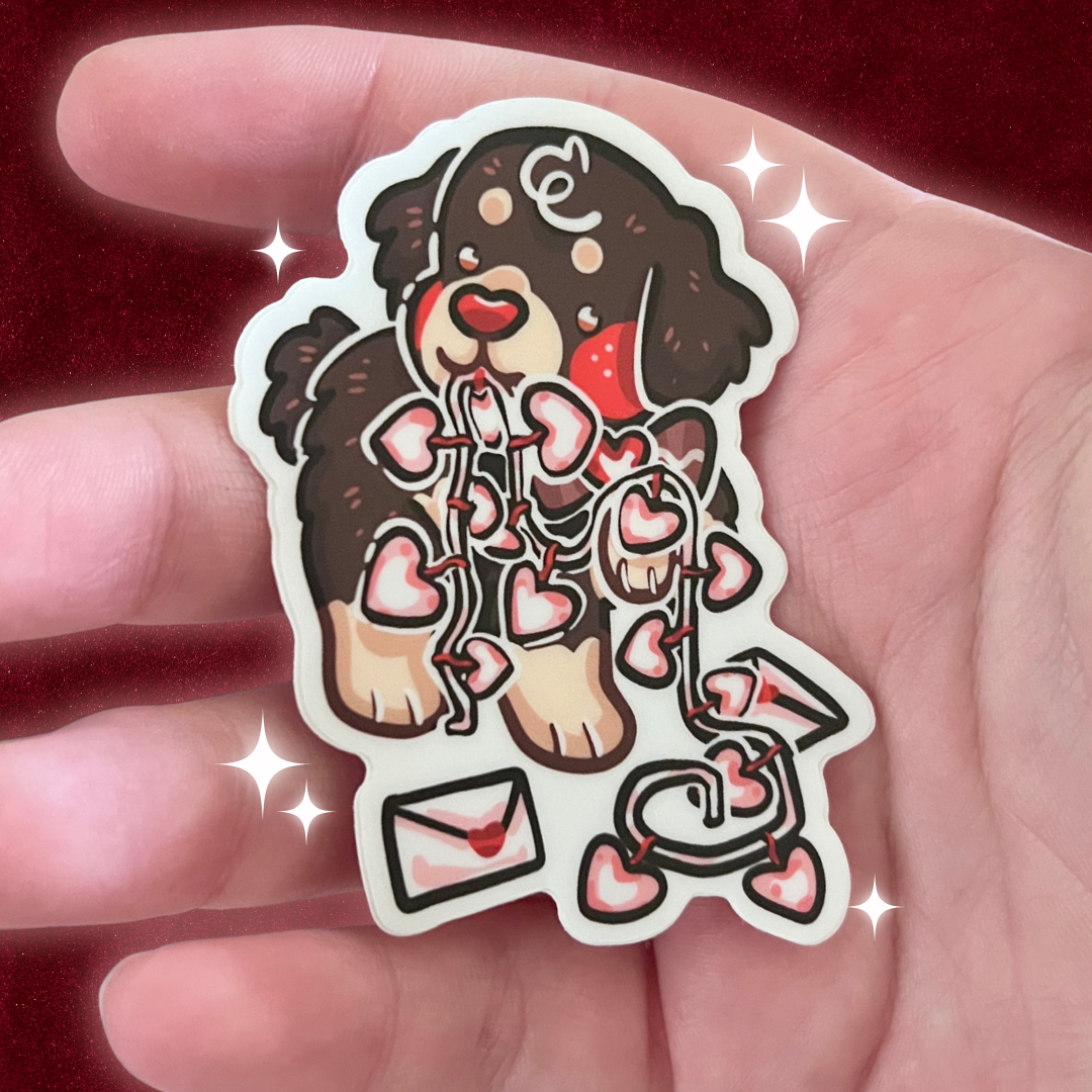 Cherry Valentine's Decorating ~ Sticker