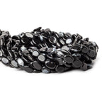 11mm Snowflake Obsidian Plain Oval Beads, 14 inch
