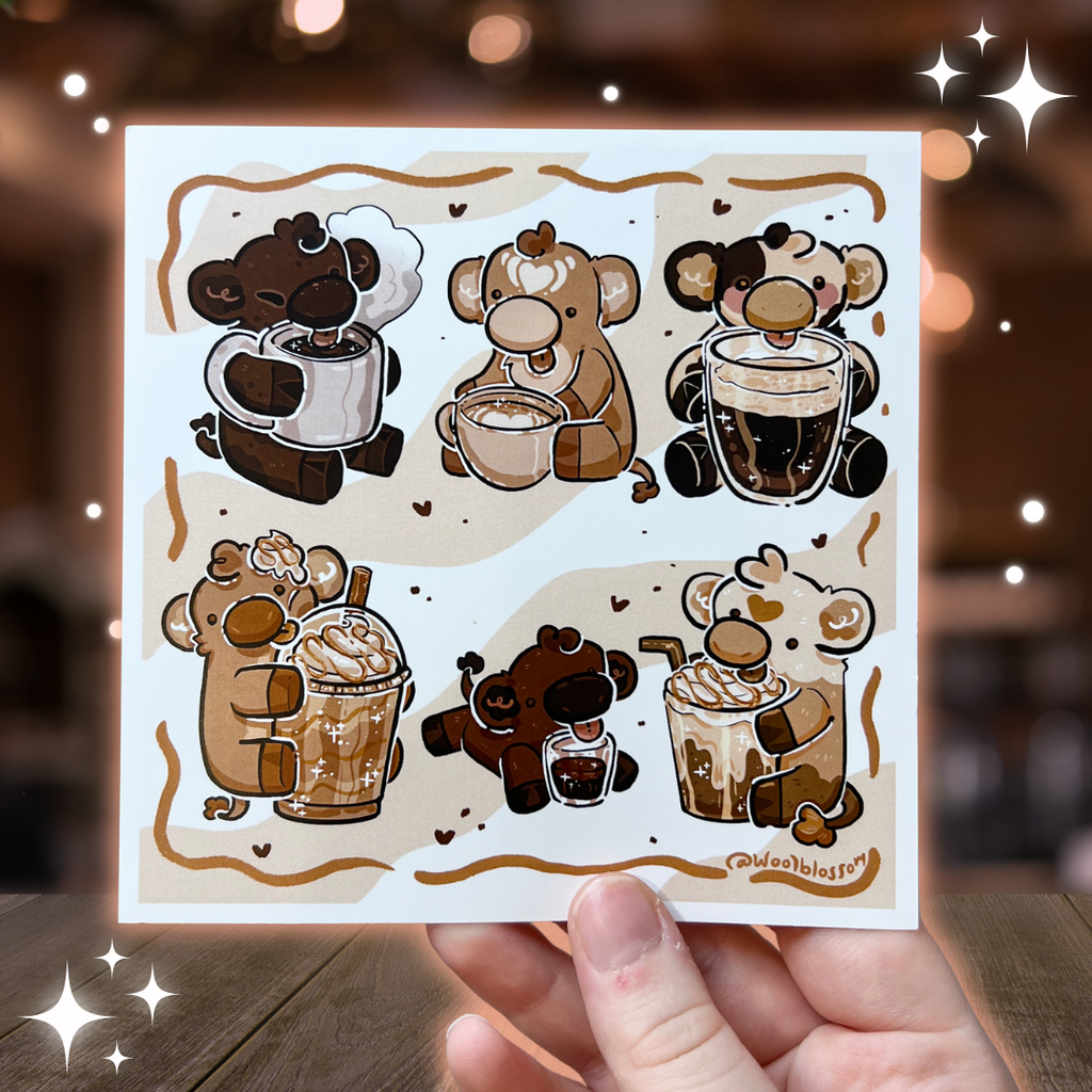 Coffee Cows ~ Print