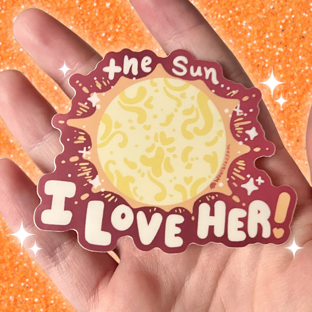 I Love the Sun! ~ Sticker