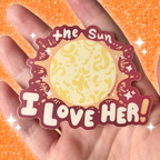 I Love the Sun! ~ Sticker