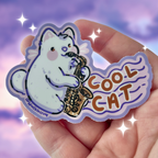 Cool Cat Jazz ~ Sticker
