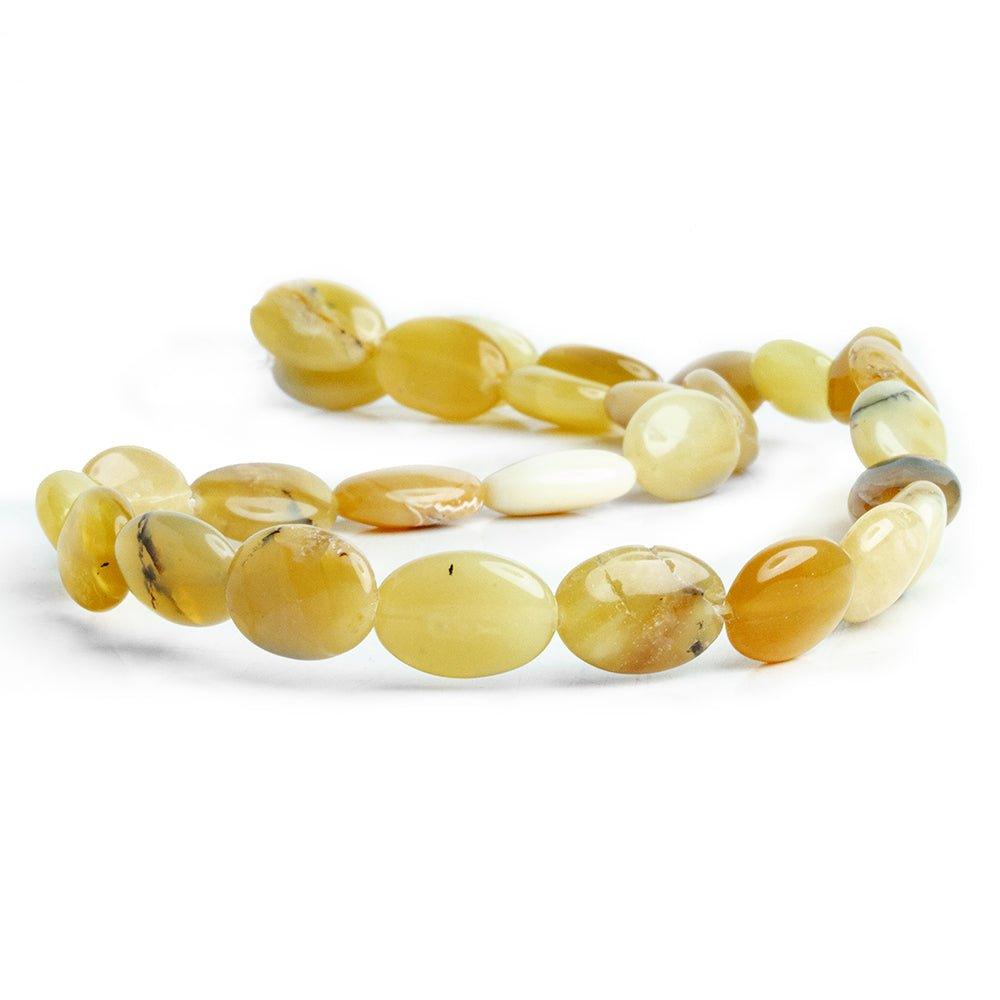 15mm Honey Opal Beads Plain Oval Beads, 14 inch