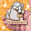 Apolocheese Borzoi ~ Sticker