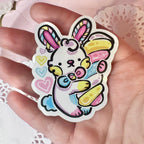 Marsh the Marshmallow Bunny ~ Sticker