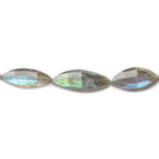 17x8-23x10mm Labradorite straight drilled faceted marquise 8 inch 10 pieces
