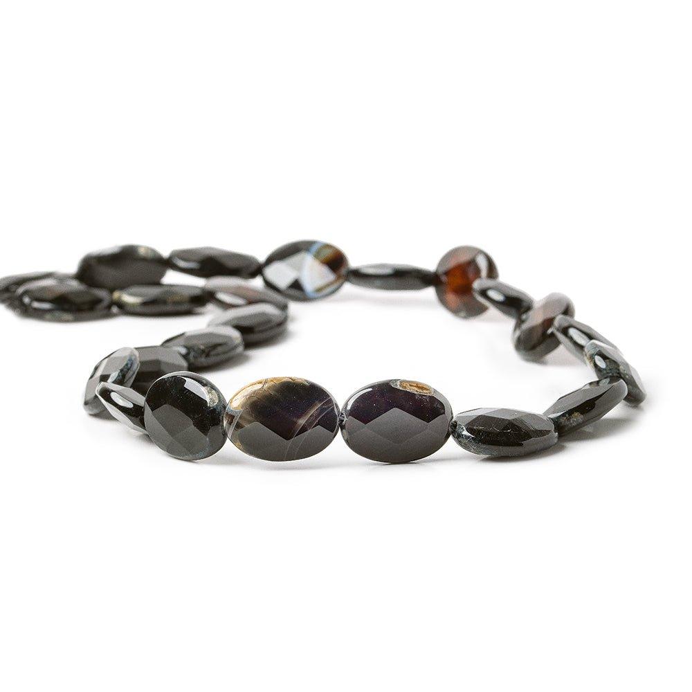 18mm Cobra Agate Faceted Oval Beads 15