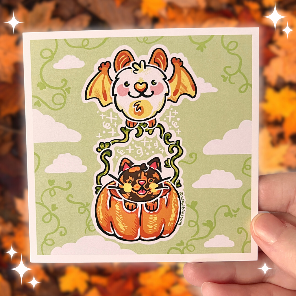 Autumn Pumpkin Ride ~ Print