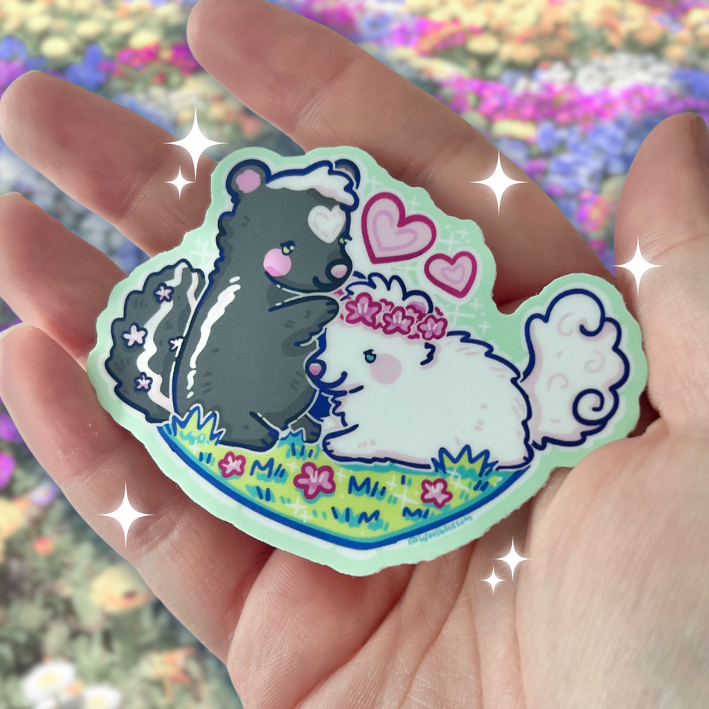 Sapphic Skunks ~ Sticker