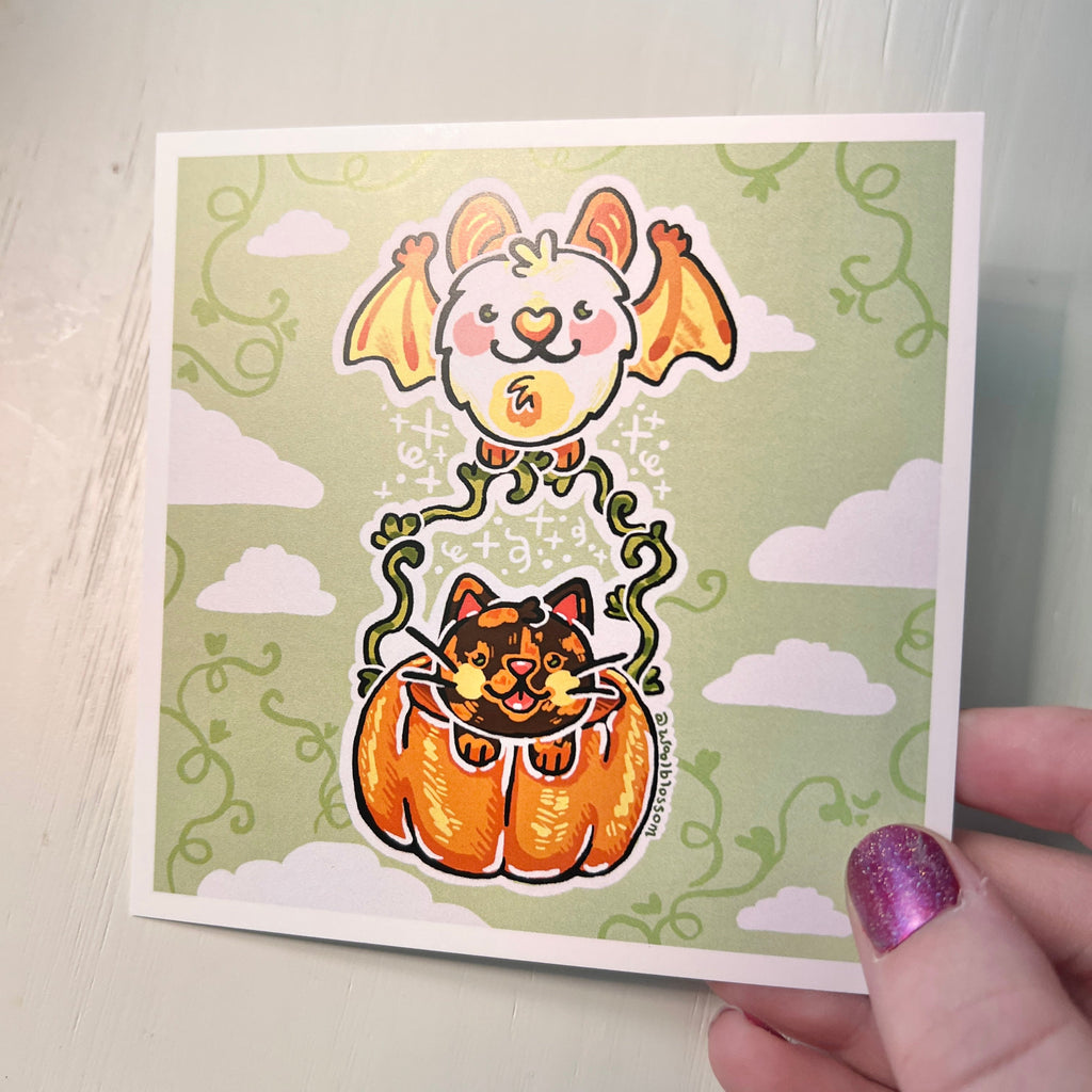 Autumn Pumpkin Ride ~ Print