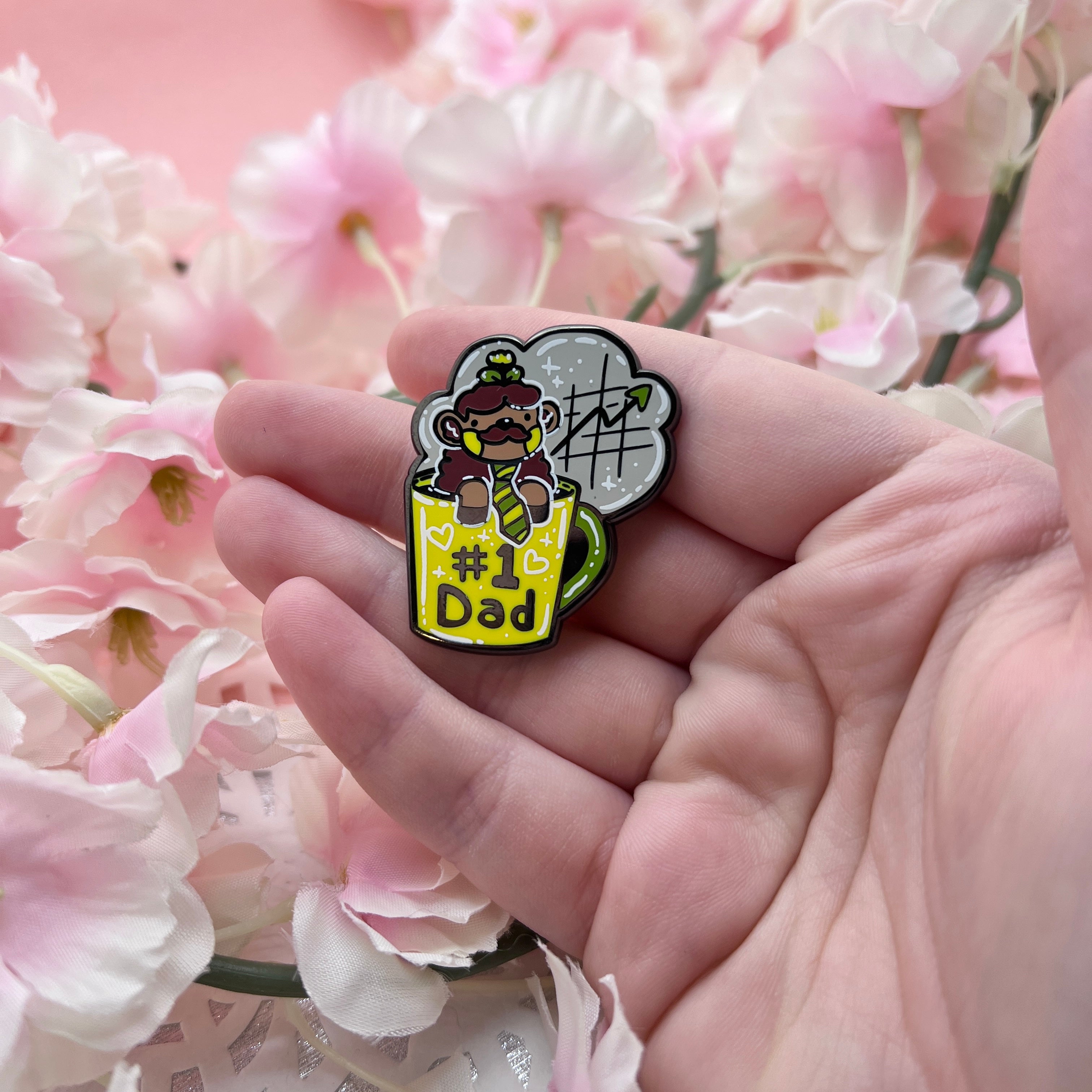 Dill "#1 Dad" Mug ~ Enamel Pin