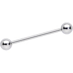 14G STEEL BARBELL Ring 1 inch 6mm