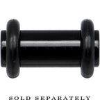 4G Black Acrylic Plug