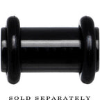 2G Black Acrylic Plug