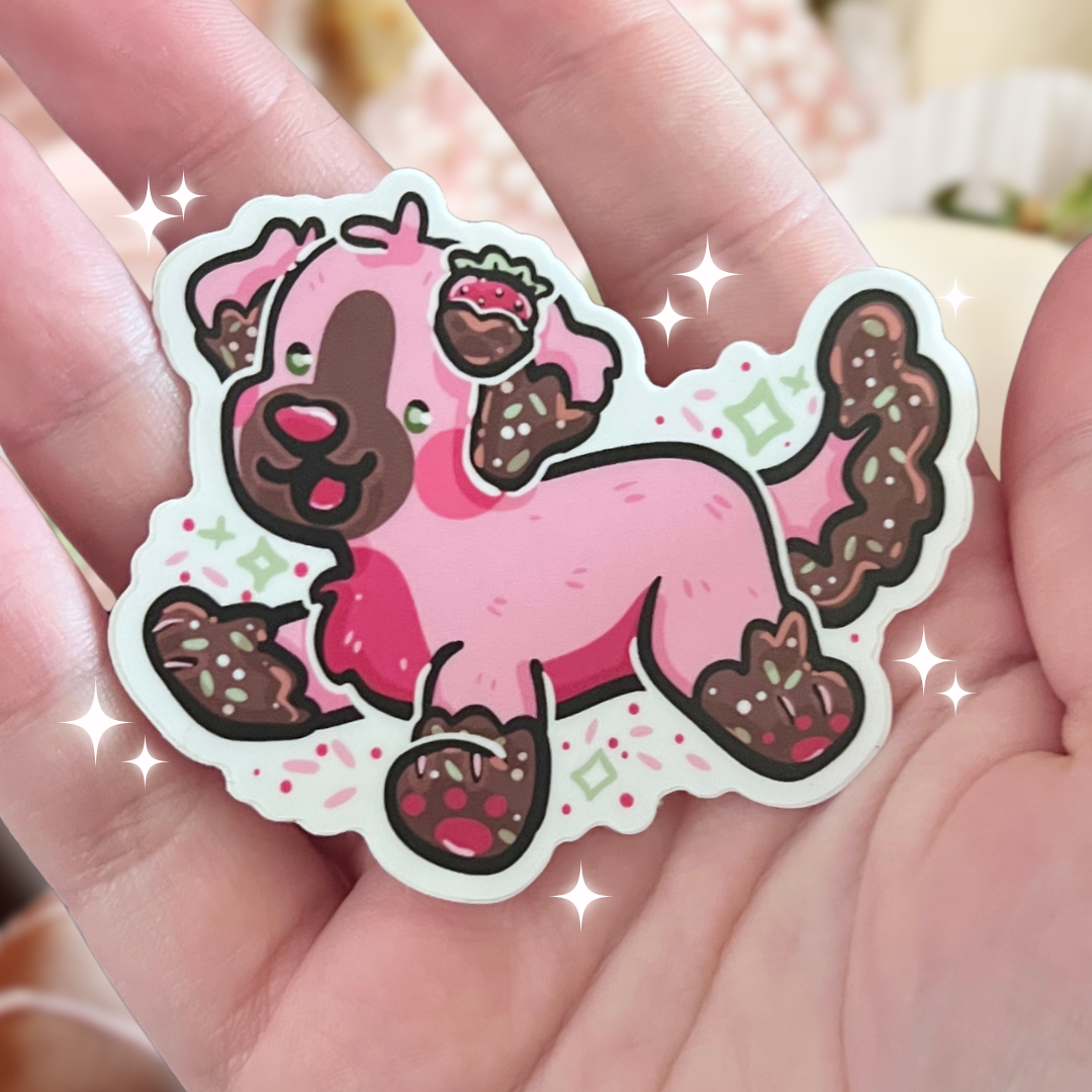 Chocolate Sprinkle Coco ~ Sticker