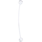 Pregnant Belly Button Ring Clear and Pink Glitter Pack Set