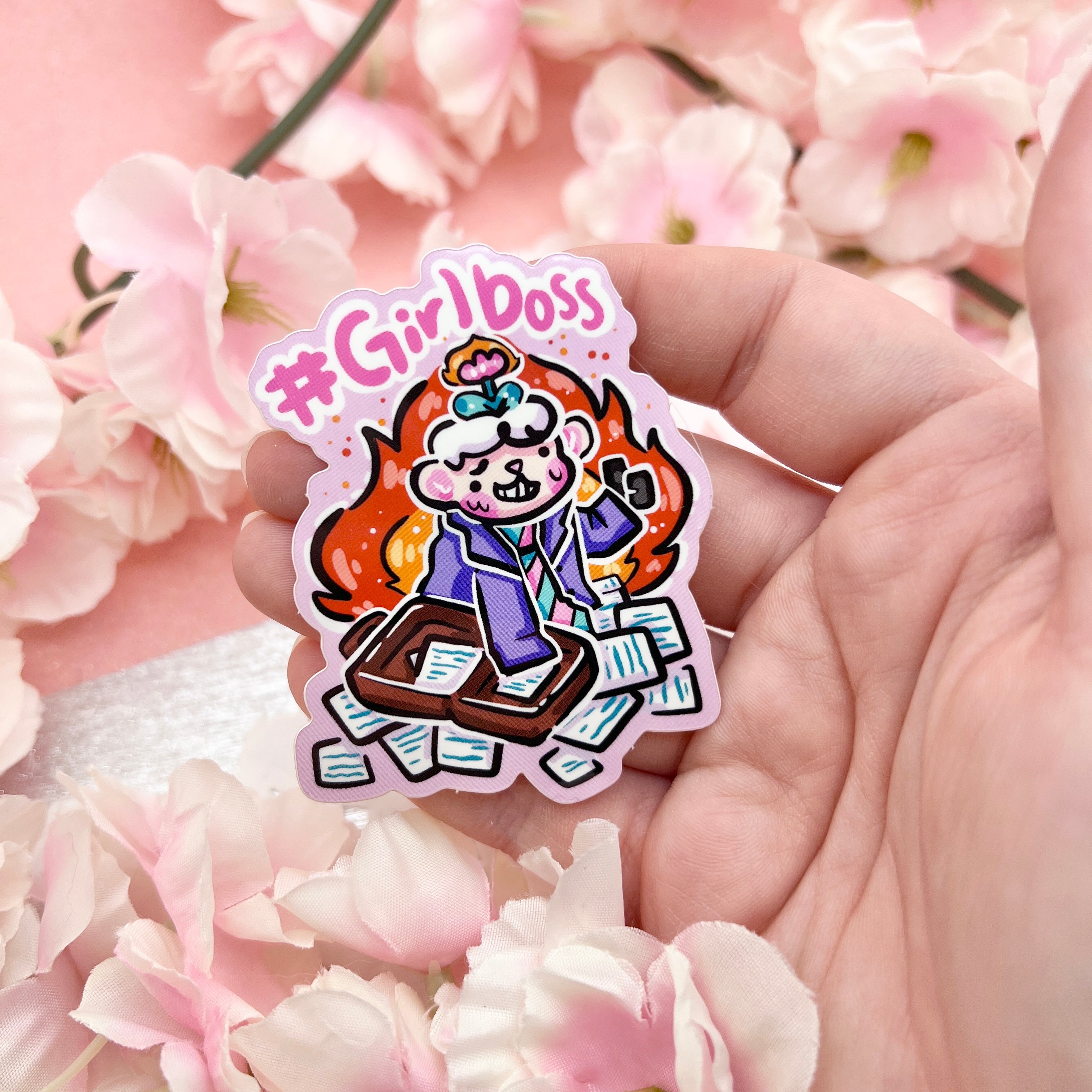 #Girlboss Sprout ~ Sticker