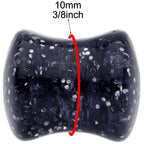 00G Black Ultra Glitter Saddle Plug Set