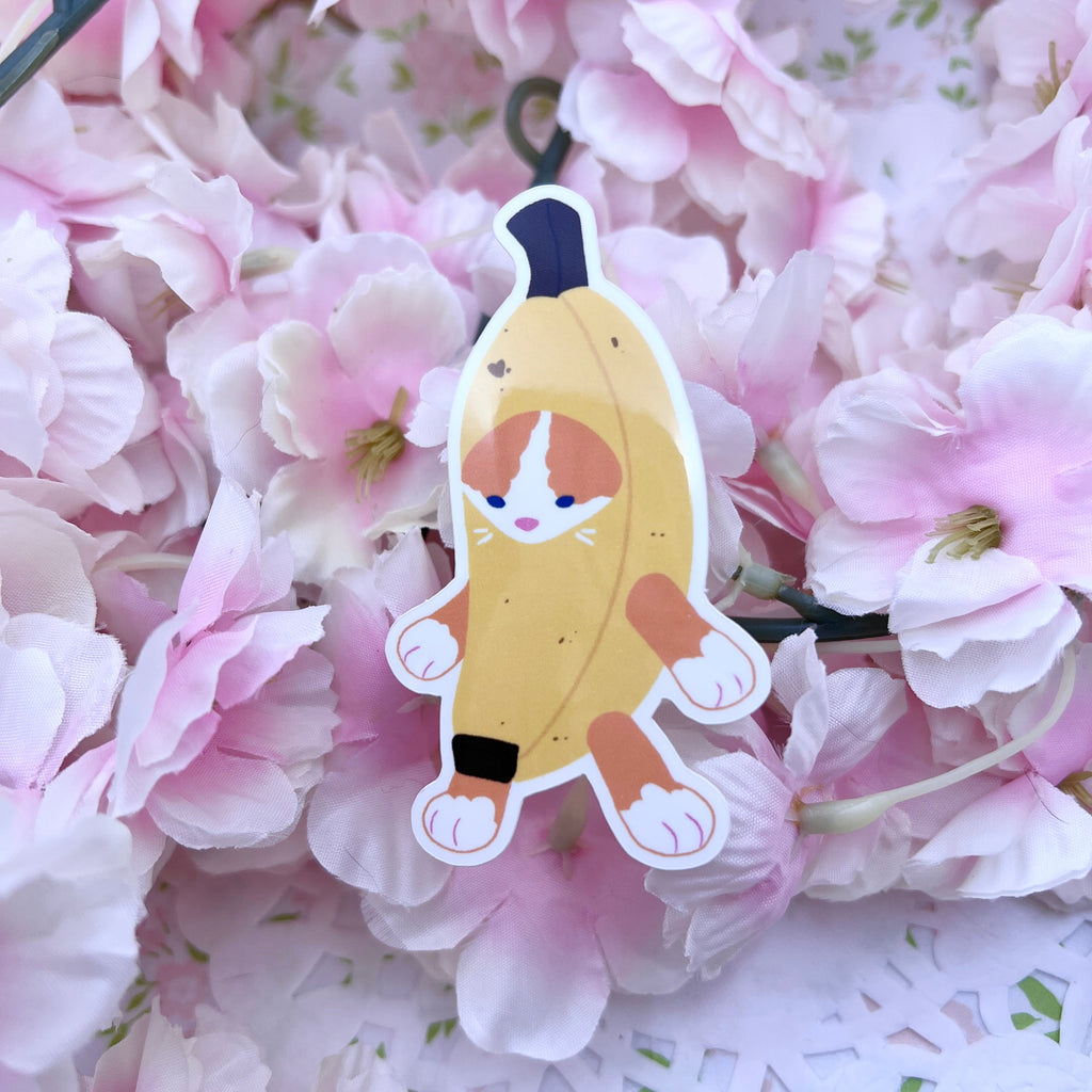 Banana Cat ~ Sticker v.2