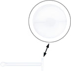 20G Clear Flat Bioplast Nose Retainer