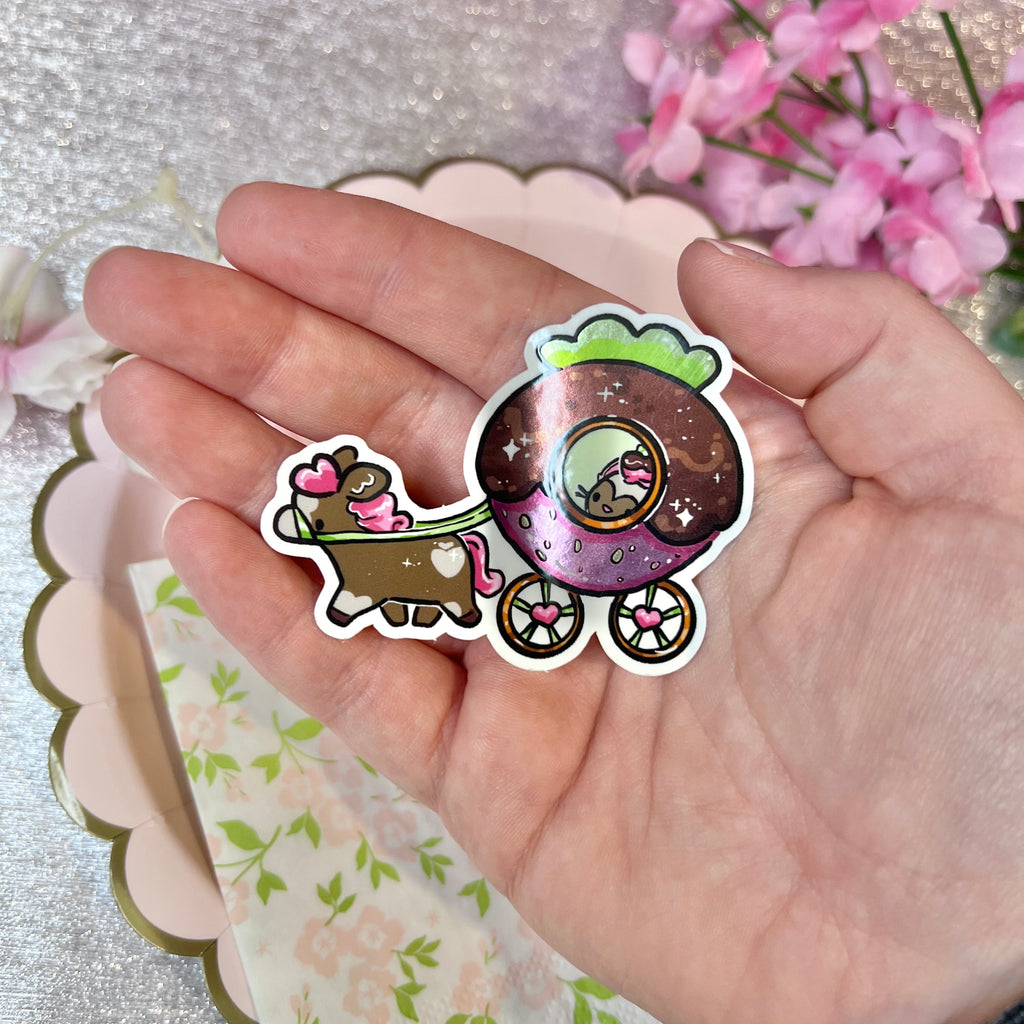 Princess Bon-Bon Royal Carriage ~ Metallic Sticker