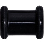 2G Black Double Flare Silicone Flexible Tunnel Set