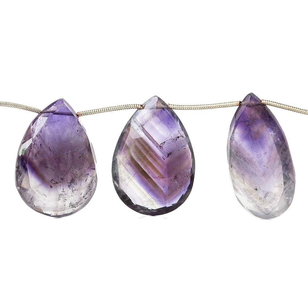 27x15-32x18mm Cape Amethyst faceted pear beads 8 inch 10 pieces