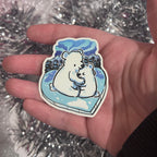 Polar Bear Hug ~ Sticker