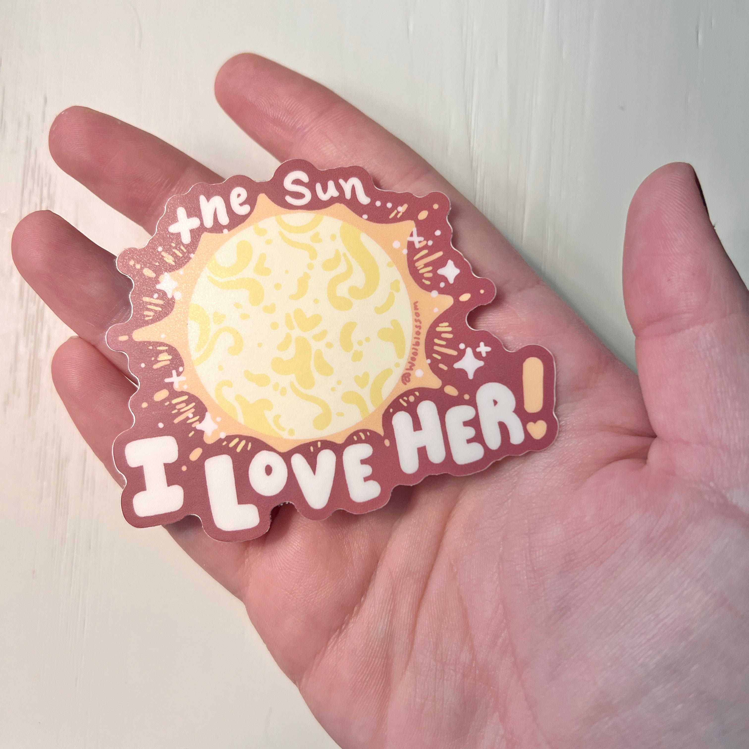 I Love the Sun! ~ Sticker