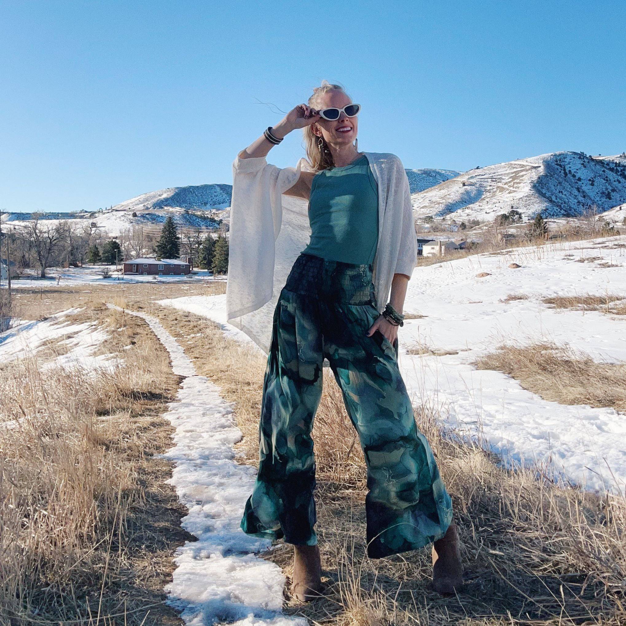 Free Spirit Wide-Leg Palazzo Pants