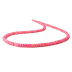 3-5.5mm Barbie Pink Ethiopian Opal faceted rondelle beads 18 inch 190 pieces
