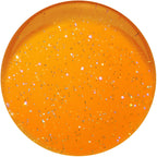 26mm Orange Neon Glitter Saddle Plug