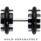 Black Checkerboard Cheater Plug