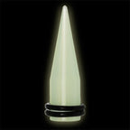00G Short White Glow in the Dark Taper