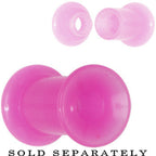 4G Pink 2-in1 Acrylic Screw Fit Interchangeable Plug Tunnel