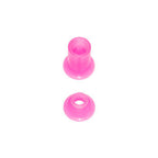 4G Pink 2-in1 Acrylic Screw Fit Interchangeable Plug Tunnel