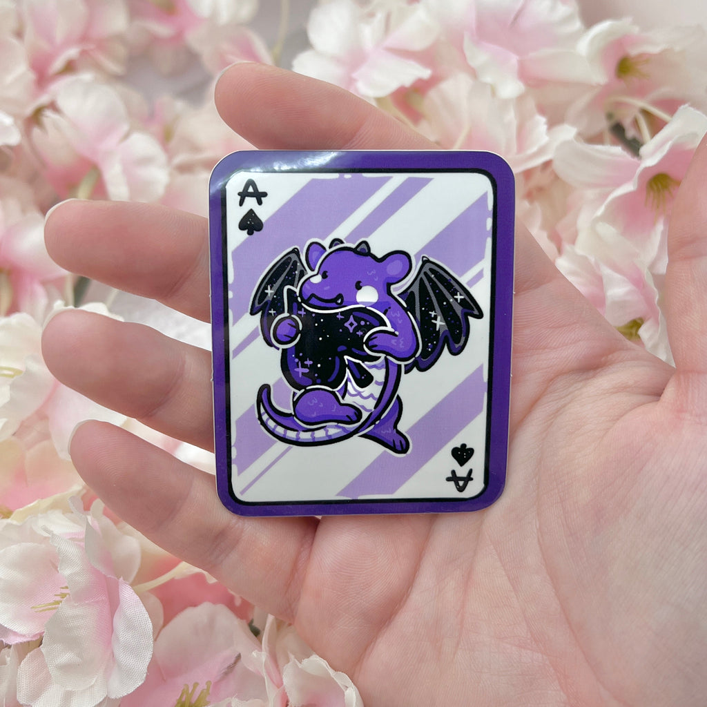 Ace Card Dragon ~ Sticker