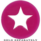 1/2 Purple Star Silicone Flexible Tunnel