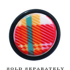 00G Acrylic Plaid Taper Ear Plug