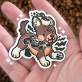Coffee with Zoomies ~ Sticker