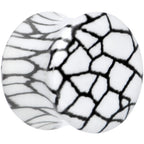 Snake Skin Glow in the Dark Saddle Plug 2G to 1 Inch
