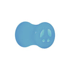 Acrylic Neon Blue Peace Sign Tunnel Plug 2G to 20mm