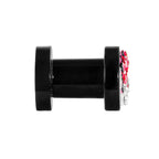 4G Pink Crystal Ferido Yin Yang Acrylic Screw Fit Tunnel
